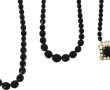 Lot de 3 colliers vintages en perles fac