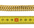 Bracelet en plaqué or à maille fantaisie