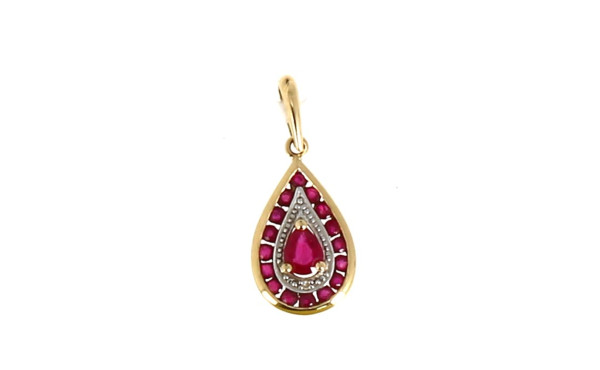 Pendentif en or jaune 18 carats (750ème)