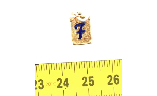 Petit pendentif en or jaune 14 carats ch