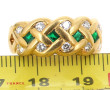 Bague jonc en or jaune 18 carats, poinço
