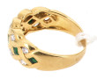 Bague jonc en or jaune 18 carats, poinço