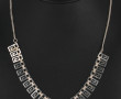 Collier en argent 925ème à motifs à la g