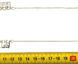 Collier en argent 925ème à motifs à la g
