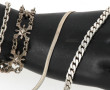 Lot de 4 bracelets en argent, poids 50,8