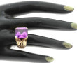 Importante bague en or jaune 18 carats, 