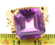 Importante bague en or jaune 18 carats, 