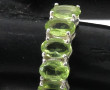 Bague jonc en argent 925ème sertie de 5 