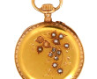 Montre de col ancienne en or jaune 18 ca
