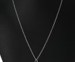 Pendentif en argent et motif façon opale