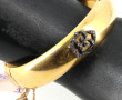 Bracelet ancien jonc ouvrant en or jaune