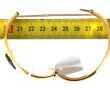 Bracelet ancien jonc ouvrant en or jaune