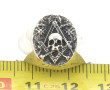 Bague chevalière en argent 925ème décor 