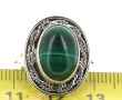 Bague en argent 925ème sertie d'une mala