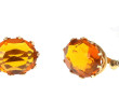Paire de boucles d'oreilles en plaqué or