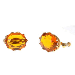 Paire de boucles d'oreilles en plaqué or
