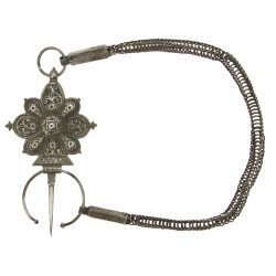 Bijoux Berbères : Fibule montée en parur