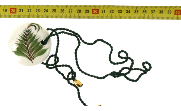 Henriot Bijoux - Pendentif en faïence à 