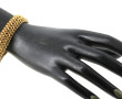Bracelet en plaqué or, avec chaînette de