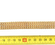 Bracelet en plaqué or, avec chaînette de