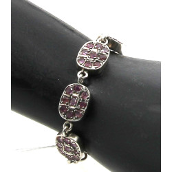 Bracelet ligne en argent 925ème et petit
