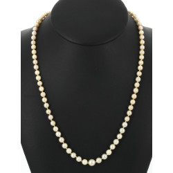 Collier en perles de culture en chute, f