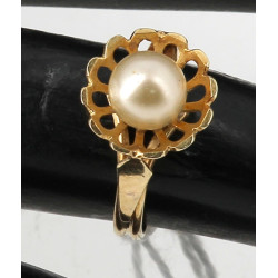 Bague en or jaune 18 carats sertie d'une
