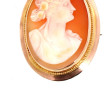 Broche-pendentif en or 9 carats sertie d