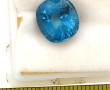 Zircon du Cambodge de forme ovale, envir