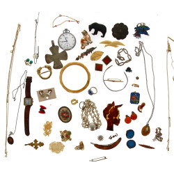 Pendentif "papillon" en métal émaillé, m