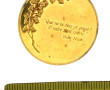 Médaille en vermeil poinçon crabe, avec 