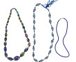 3 colliers style ethnique dans les tons 