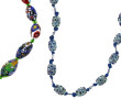 3 colliers style ethnique dans les tons 