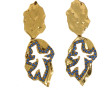 YVES SAINT-LAURENT - Paire de grands cli
