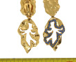 YVES SAINT-LAURENT - Paire de grands cli