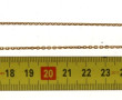 Chaîne en or jaune 18 carats, poinçon tê