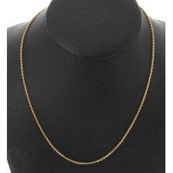 Chaîne en or jaune 18 carats, poinçon tê