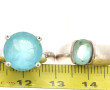 Deux bagues en argent 925ème serties de 