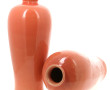 Paire de vases en céramique émaillée cou
