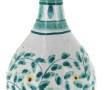 Vase bouteille en céramique à décor flor