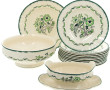 LONGWY - Décor "Emeraudes" - Service de 