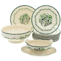 LONGWY - Décor "Emeraudes" - Service de 