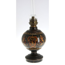GIEN - Lampe à pétrole ancienne, corps e