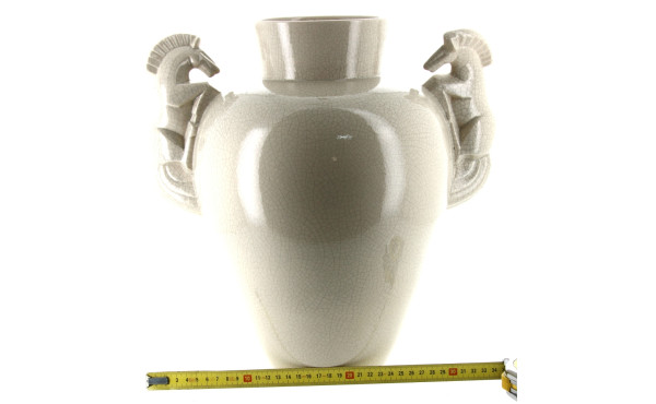 SAINT-CLEMENT France - Vase en faïence c