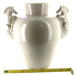 SAINT-CLEMENT France - Vase en faïence c