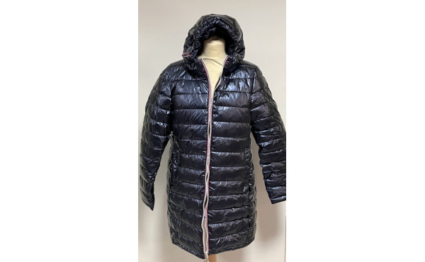 Doudoune femme réversible bleu marine, s