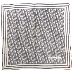 Christian DIOR - Petit carré en coton si