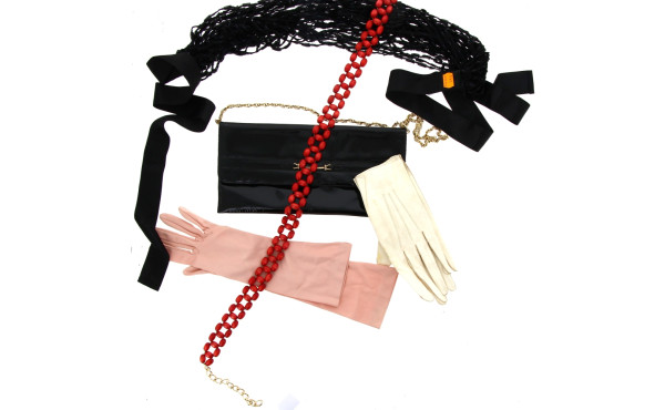 MODE vintage - Pochette de soirée vernis
