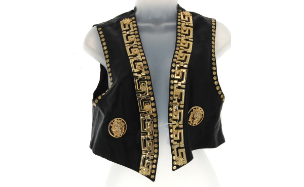 SING-SING - Gilet sans manche en cuir no