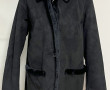 Veste 3/4 femme noire style mouton retou